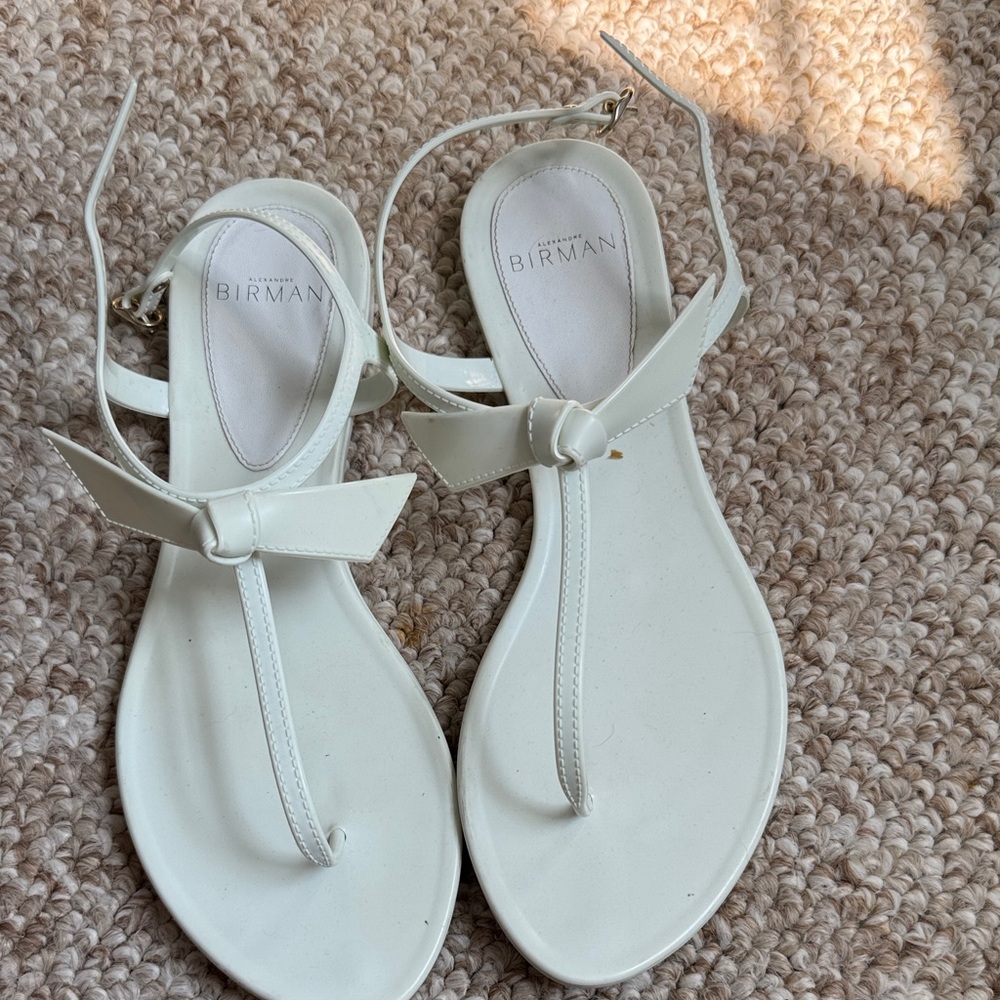 Alexandre Birman Cream Sandals